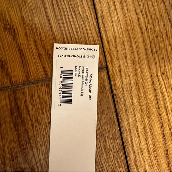 Stoney Clover Scrunch Bag Mauve NWT - Picture 4 of 5